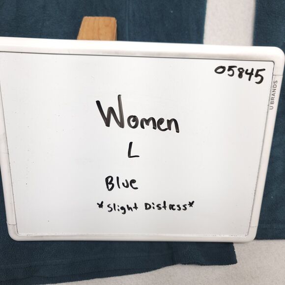 Eddie Bauer 1/4 Zip Up Long Sleeve Pullover Jacket Womens Size Large L Blue - Picture 11 of 13